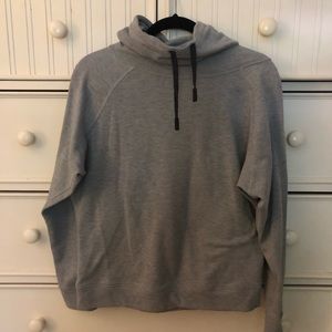 Gray Nike Dry Fit Cowl Neck Pullover M